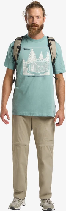 Jack Wolfskin Wagami Zip-Off Hose lang stone (Herren)