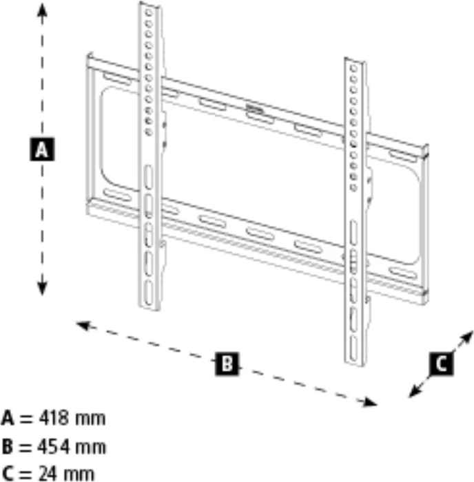 Hama TV-Wandhalterung Fix