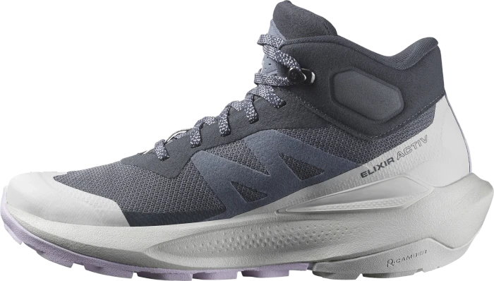 Salomon Elixir Activ Mid GTX india ink/glacier grey/orchid petal (Damen)
