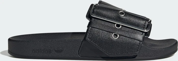 adidas Adilette core black/silver metallic
