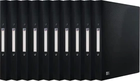 Elba Urban Ringbuch 2-Ring, 20mm, A4, schwarz, 10er-Pack