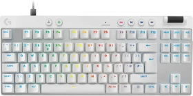 Logitech G PRO X TKL Rapid, weiß/silber, Magnetic Analog, USB, UK (920-013288)