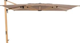 Doppler Alu Wood Ultra XL Sonnenschirm 400x300cm greige
