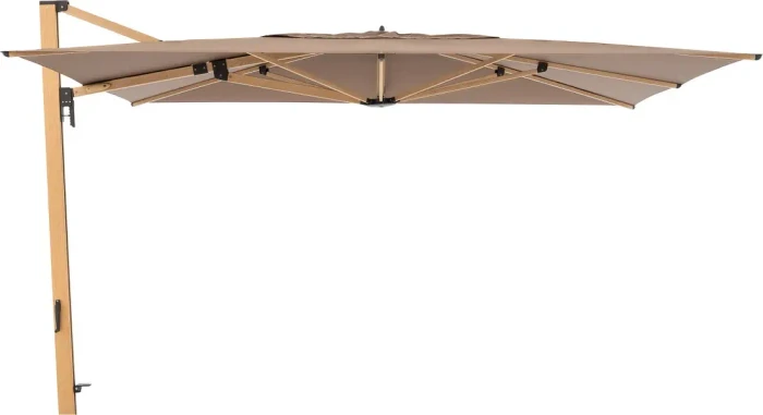 Doppler Alu Wood Ultra XL Sonnenschirm 400x300cm greige