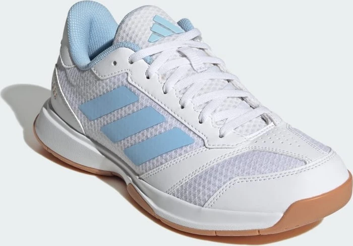 adidas Ligra 8 Indoor Handball cloud white/clear sky/gold metallic (Damen)