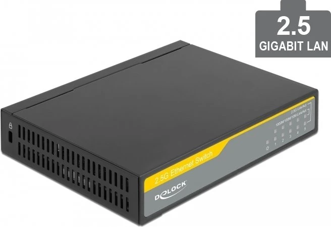 DeLOCK Desktop 2.5G Switch, 5x RJ-45