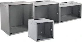 EFB Elektronik Basic Wandgehäuse 12HE, Sicherheitsglastür, IP2X, grau, 600mm tief