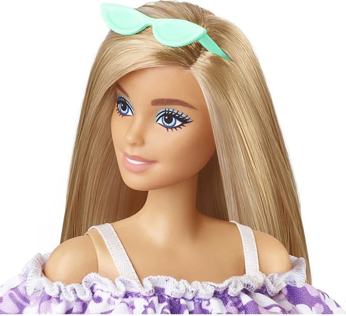 Mattel Barbie - Loves the Ocean lila Blumenkleid