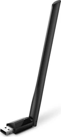 TP-Link AC600 High Gain DualBand 5dBi schwarz, 2.4GHz/5GHz WLAN, USB-A 2.0 [Stecker] (Archer T600U Plus)