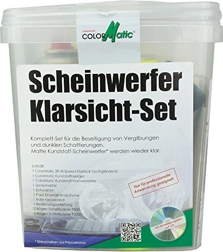Scheinwerfer Klarsicht Set Colormatic