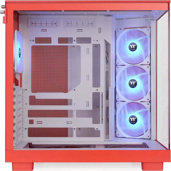 Thermaltake View 380 XL TG ARGB Flaming Orange, orange, Glasfenster