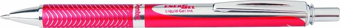 Pentel EnerGel Sterling BL407 Gelroller rot/silber, Geschenkbox