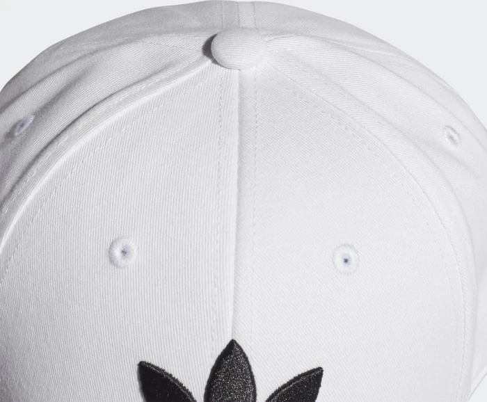adidas Trefoil Baseball Kappe weiß/schwarz