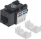 Intellinet Keystone Modul RJ-45 Buchse via Verlegekabel Cat6, schwarz Vorschaubild
