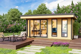 Lasita Maja Domeo 8 Gartenhaus natur