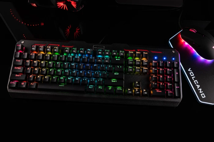 Modecom Volcano Hammer RGB, LEDs RGB, Gaote Outemu BLUE, USB, DE