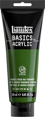 Liquitex Basics Acrylic hooker's green hue permanent, 250ml