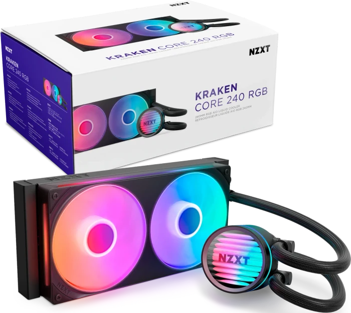 NZXT Kraken Core 240 RGB, schwarz