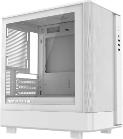 DarkFlash DB330M Mesh White, Glasfenster