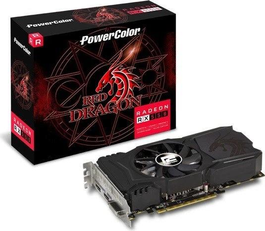 PowerColor Red Dragon Radeon RX 550, 4GB GDDR5, DVI, HDMI, DP