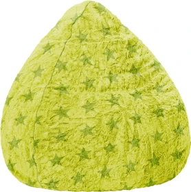 Sitting Point Beanbag Fluffy Stars XL Sitzsack grün