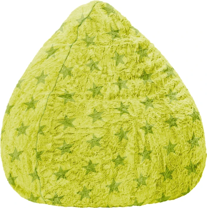 Sitting Point Beanbag Fluffy Stars XL Sitzsack grün