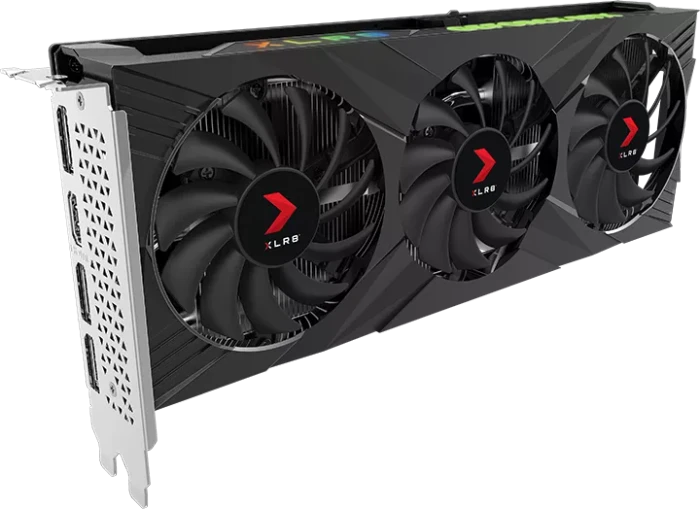 PNY GeForce RTX 4060 XLR8 Gaming Verto Epic-X RGB Overclocked Triple Fan, 8GB GDDR6, HDMI, 3x DP