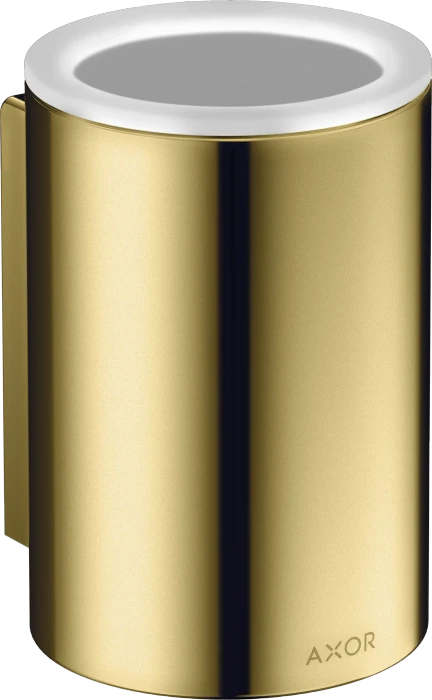 Hansgrohe Axor Universal Circular Zahnputzbecher mit Halter polished brass