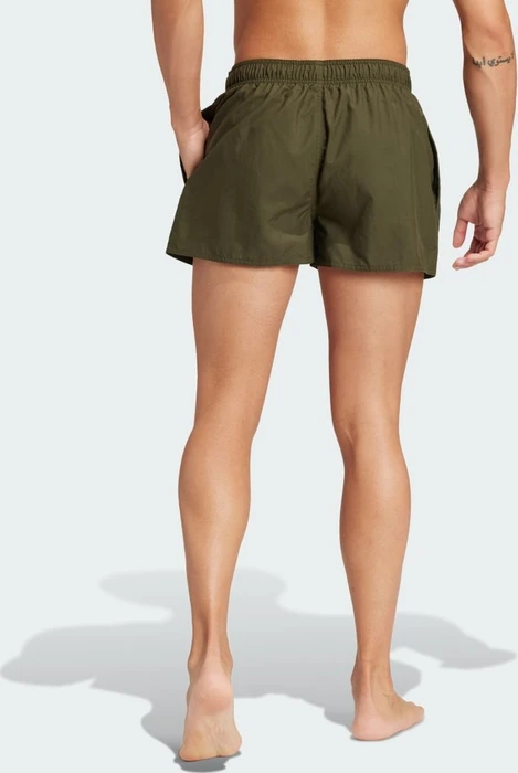 adidas Essentials Logo CLX Badeshorts night cargo/olive strata (Herren)