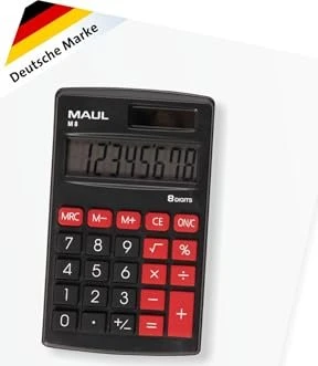 MAUL M 8 Taschenrechner schwarz