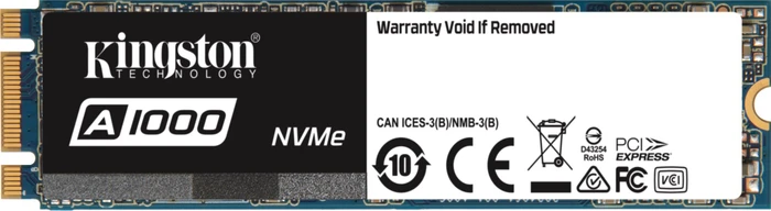 Kingston A1000 SSD 960GB, M.2 2280 / B-M-Key / PCIe 3.0 x2