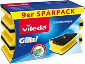Vileda Glitzi Plus Reinigungsschwamm, 9 Stück