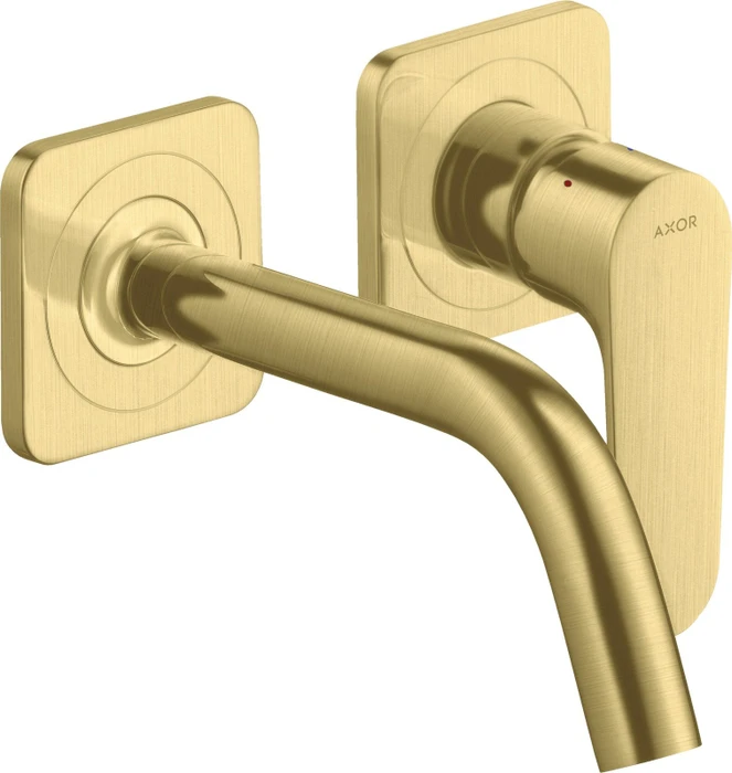 Hansgrohe Axor Citterio M Waschbeckenarmatur 167mm brushed brass