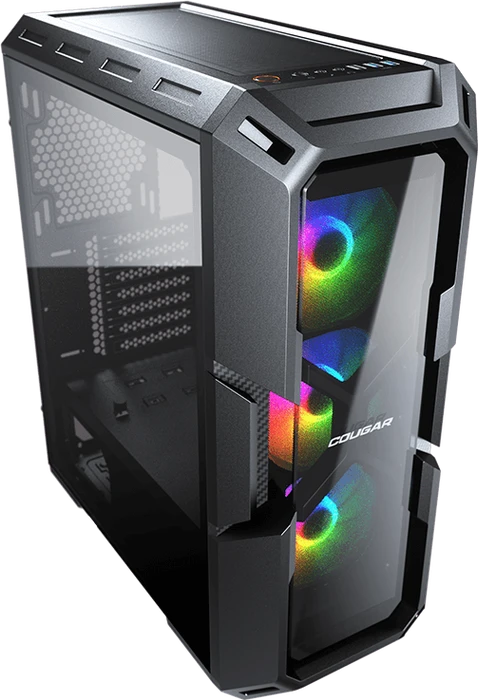 Cougar MX440-G RGB, Glasfenster