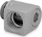 EK Water Blocks Quantum Line EK-Quantum Torque Micro Rotary 90° Winkeladapter, Satin Titanium Vorschaubild