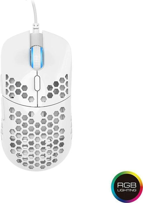 HK Gaming Mira-S Gaming Mouse weiß, USB