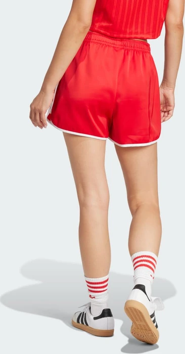 adidas Adicolor 3-Streifen Sprinter Laufhose kurz better scarlet (Damen)