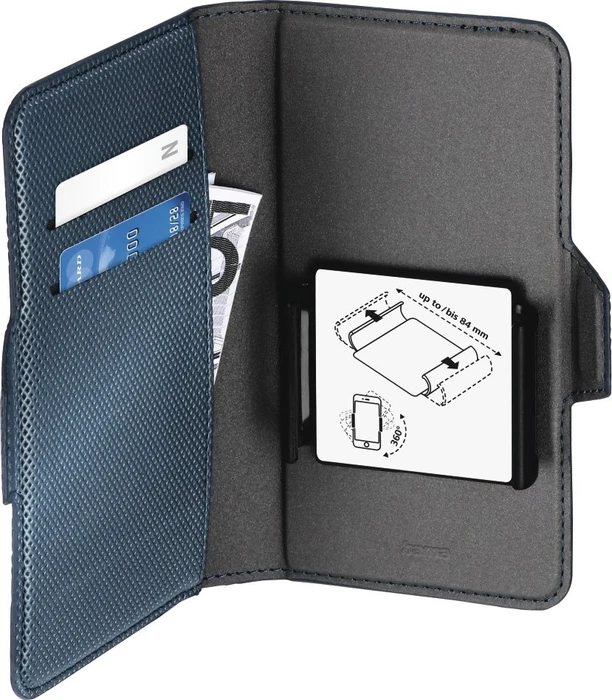 Hama Booklet Smart Move Metallic XL stahlblau