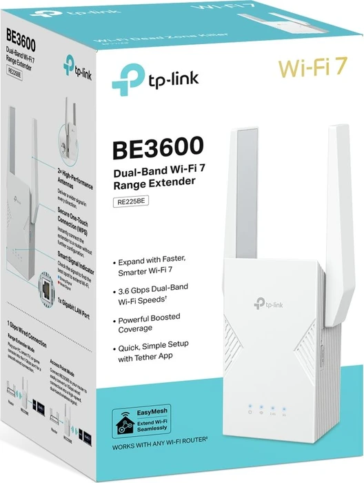 TP-Link RE225BE, BE3600
