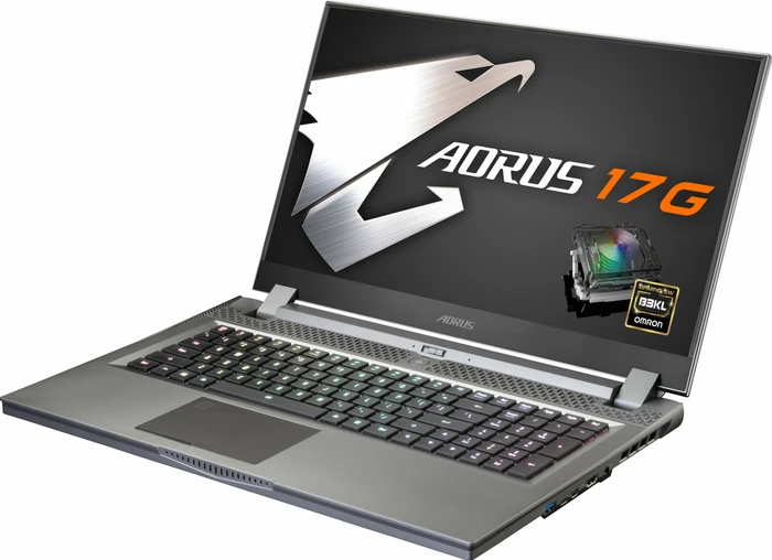 GIGABYTE AORUS 17G, Core i7-10750H, 16GB RAM, 512GB SSD, GeForce GTX 1660 Ti, DE