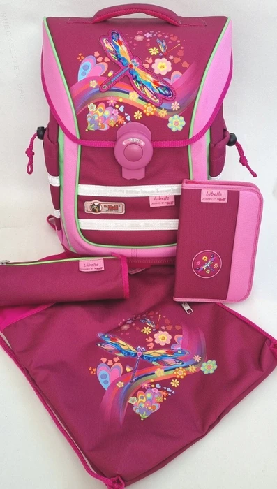 McNeill Ergo Light Pure Libelle Schultaschen-Set, 4-tlg.