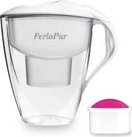 PearlCo Astra Tischwasserfilter inkl. Kartusche unimax AquaMag weiß