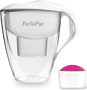 PearlCo Astra Tischwasserfilter inkl. Kartusche unimax AquaMag weiß