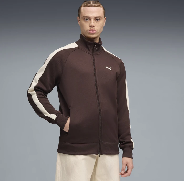 Puma T7 Always On Trainingsjacke chocolate brown (Herren)