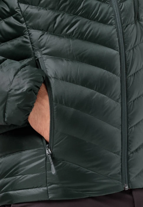 Jack Wolfskin Passamani Down Hoody Funktionsjacke black olive (Herren)