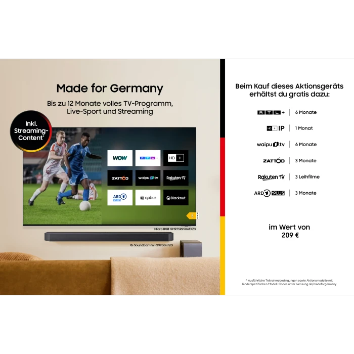 Samsung The Movingstyle QHD AI Smart TV mit Touchscreen (2025), 27"