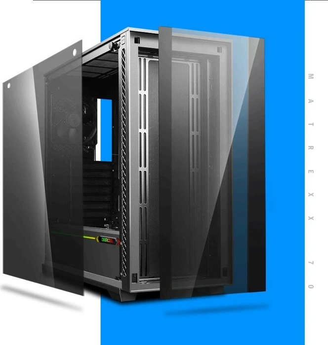 DeepCool Matrexx 70 3F, Glasfenster