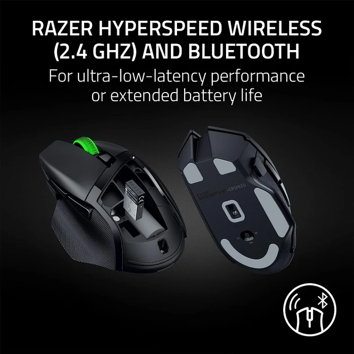 Razer Basilisk V3 X HyperSpeed, schwarz, USB/Bluetooth