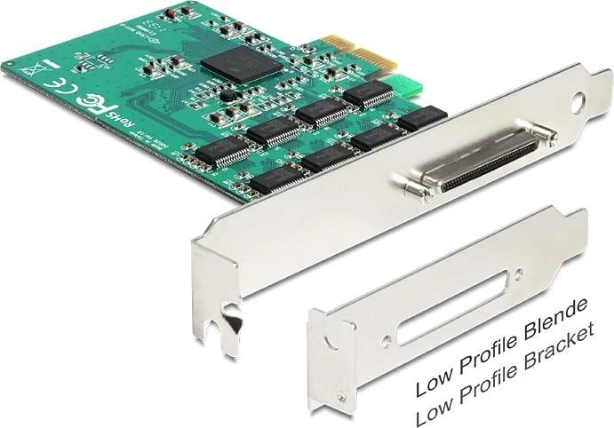 DeLOCK 8x seriell RS-232, PCIe 2.0 x1