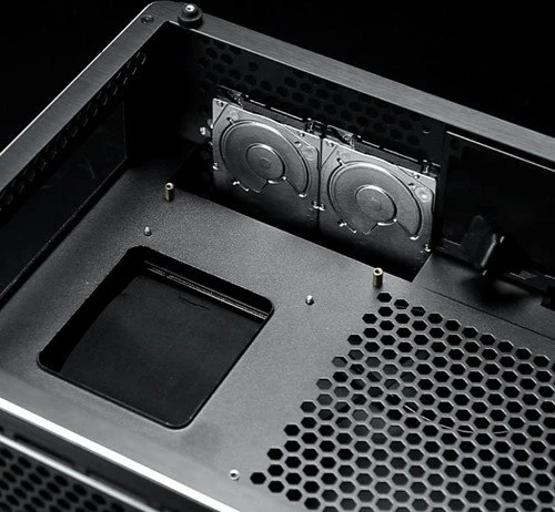 Raijintek Ophion Evo, schwarz, Glasfenster, Mini-ITX